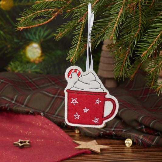 Chocolat chaud – décoration à suspendre