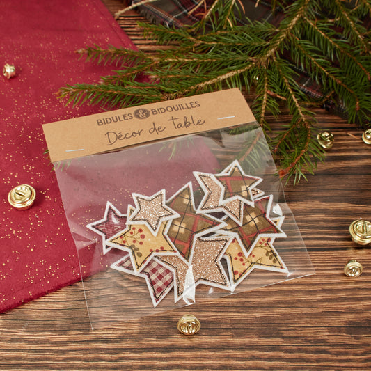 Étoiles pour décor de table (2 variantes)