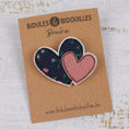 Charger l'image dans la visionneuse de la galerie, Duo de cœurs (divers coloris)