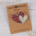 Charger l'image dans la visionneuse de la galerie, Duo de cœurs (divers coloris)