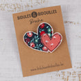 Charger l'image dans la visionneuse de la galerie, Duo de cœurs (divers coloris)