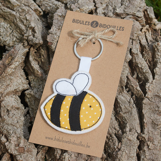 Porte-clé abeille