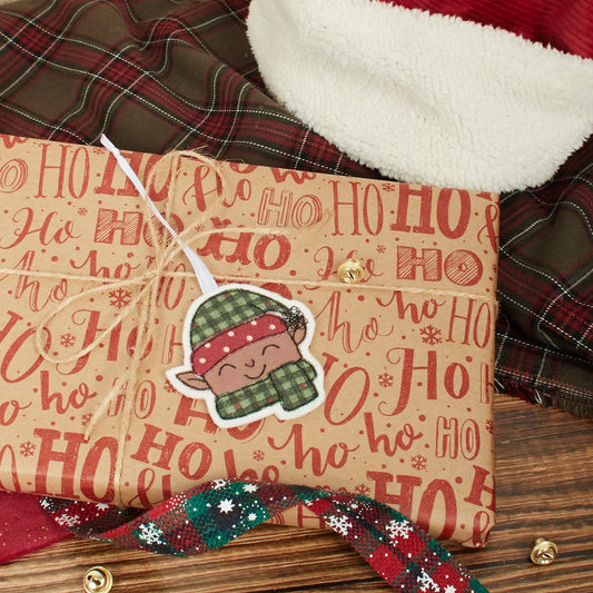Lutin du Père Noël – décoration à suspendre