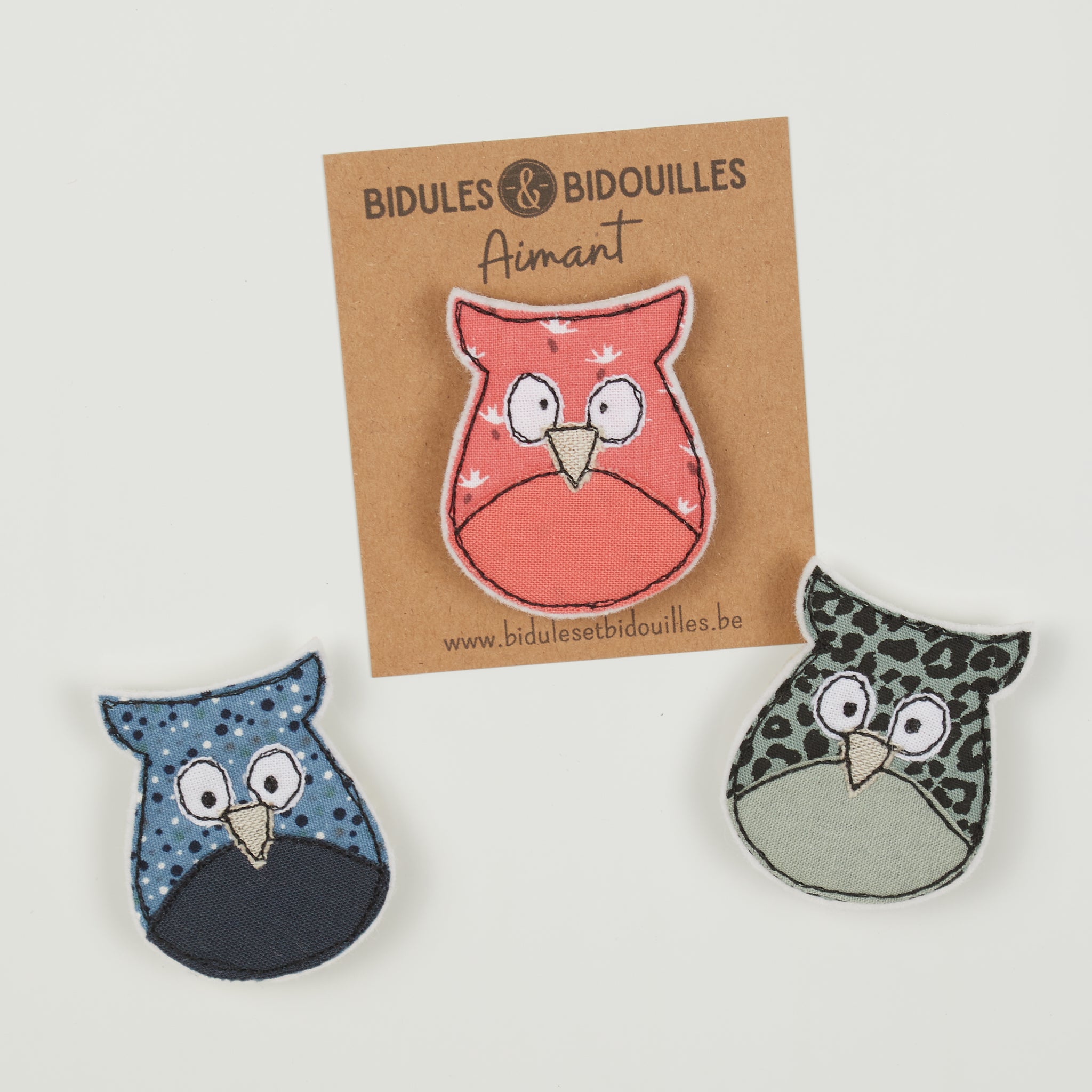 Magnet hibou (divers coloris)