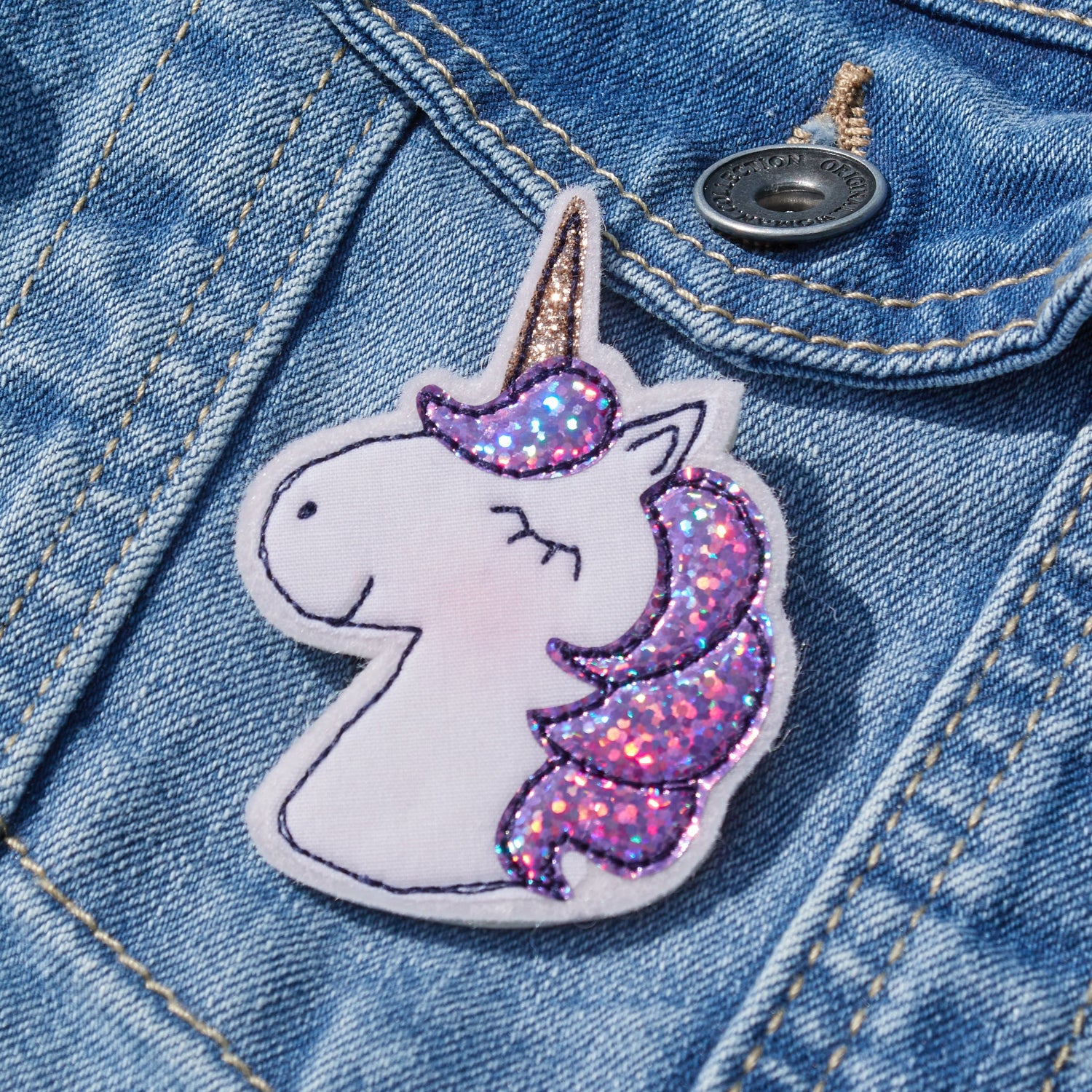 Licorne – broche ou magnet