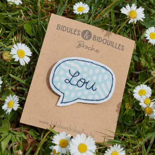 Broche prénom ou pronom