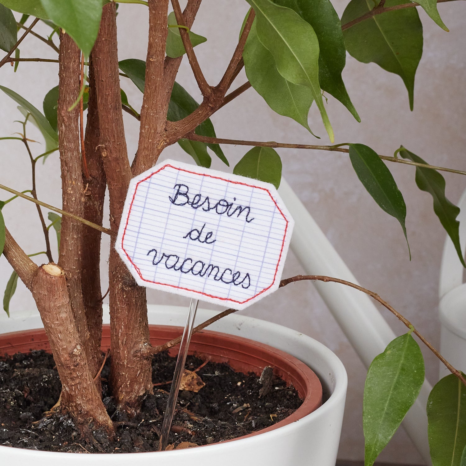 Étiquette à personnaliser – pique-plante