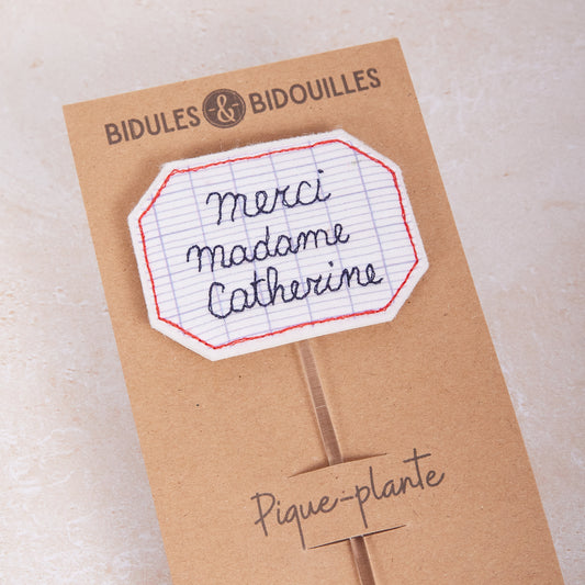 Étiquette à personnaliser – pique-plante