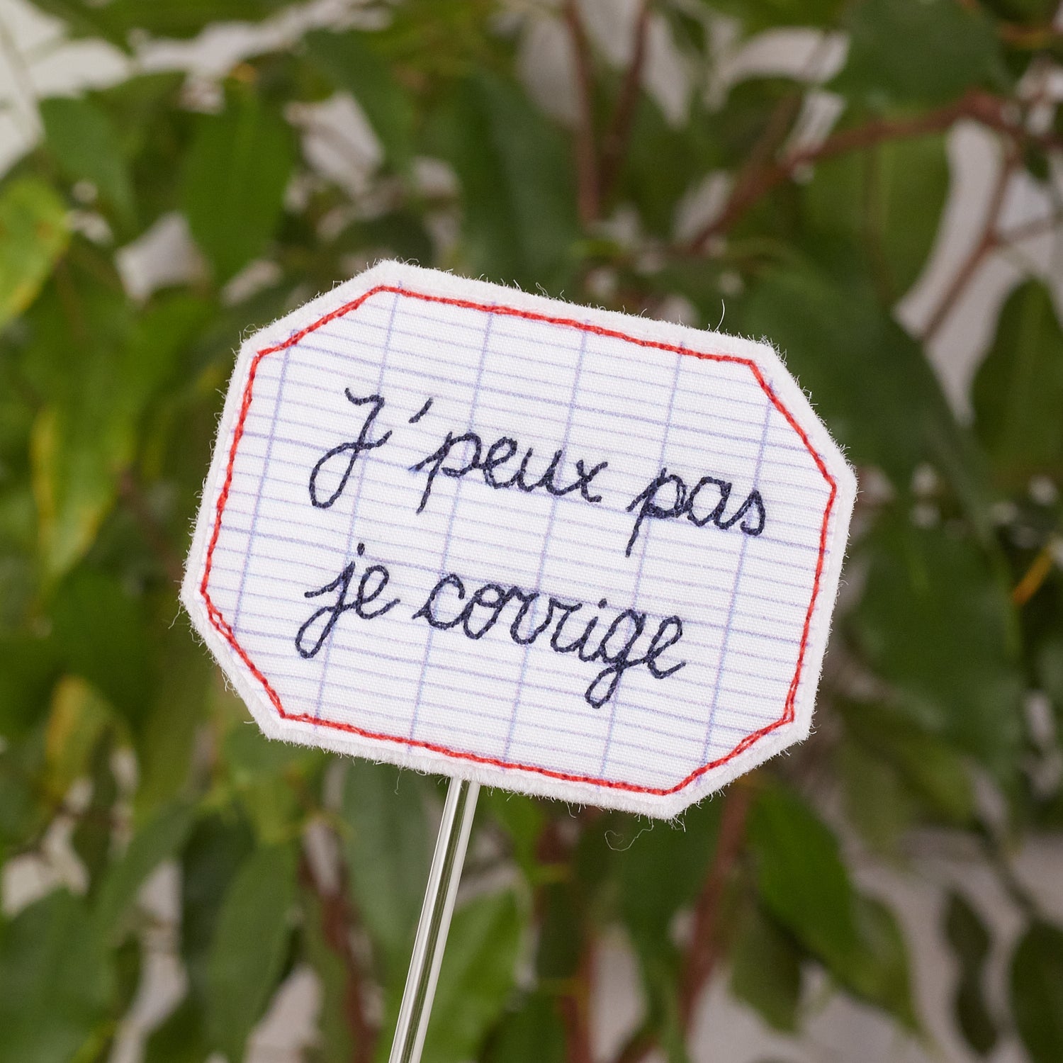 J'peux pas, je corrige – pique-plante