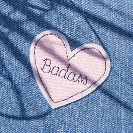 Patch cœur Badass