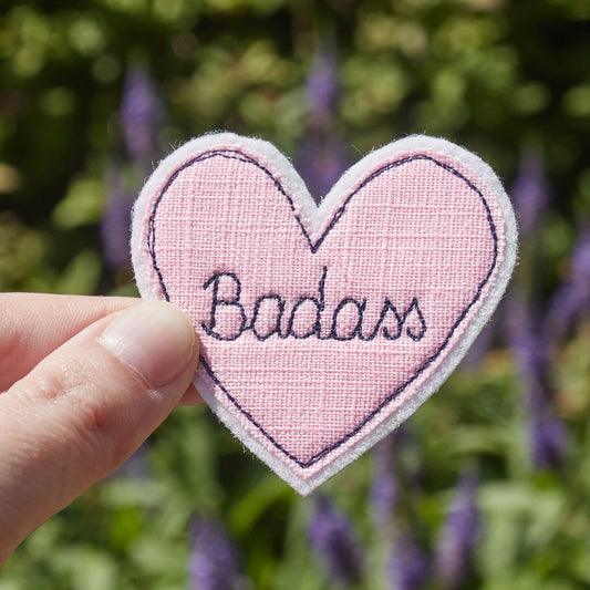 Patch cœur Badass