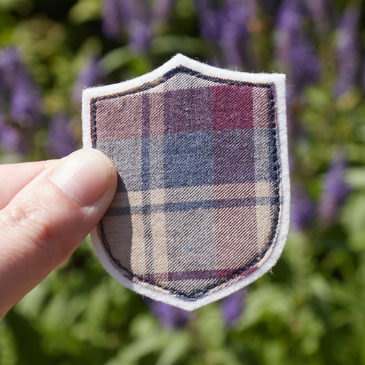 Patch blason tartan (diverses variantes)
