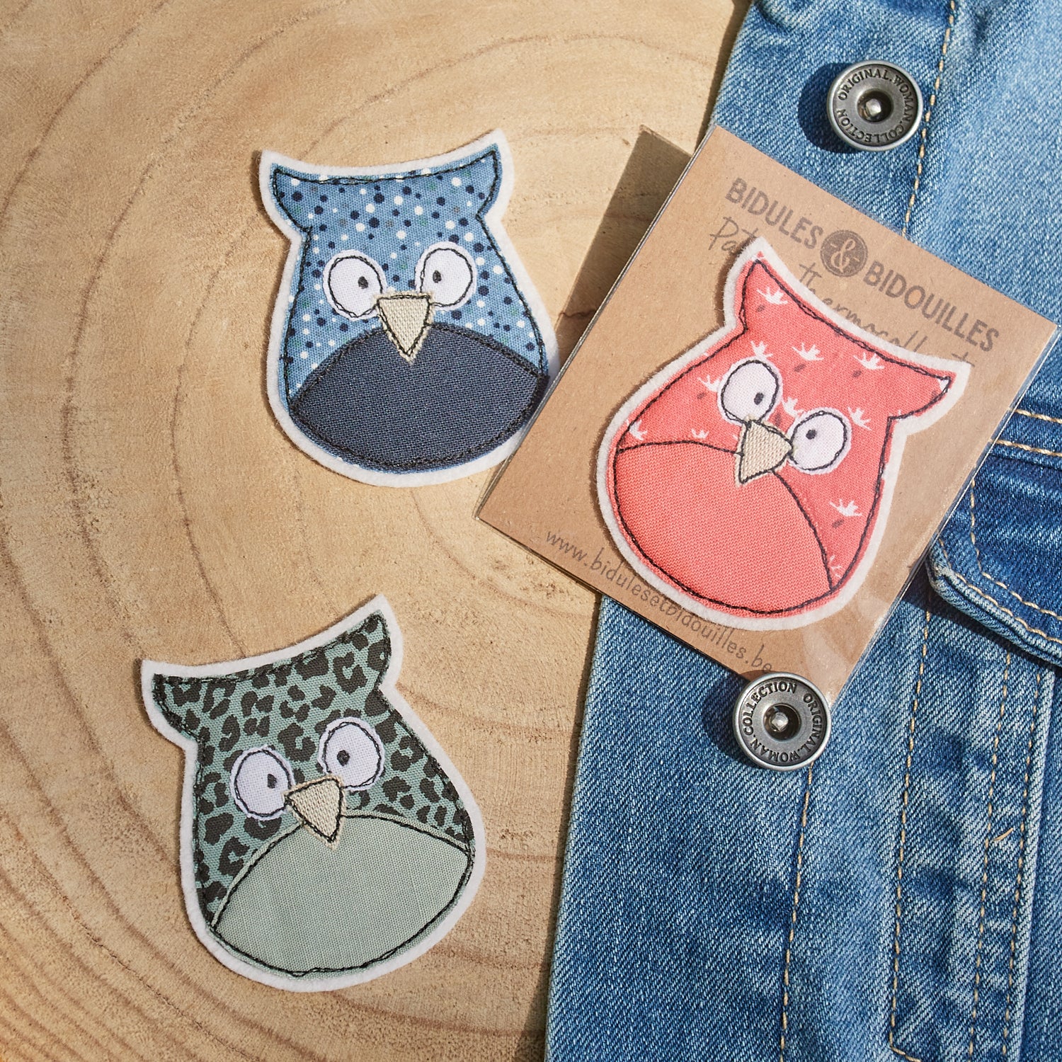 Patch hibou (diverses variantes)