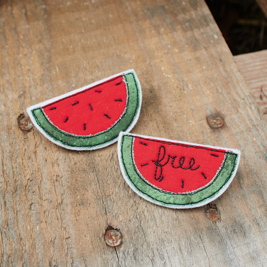 Pastèque – broche engagée