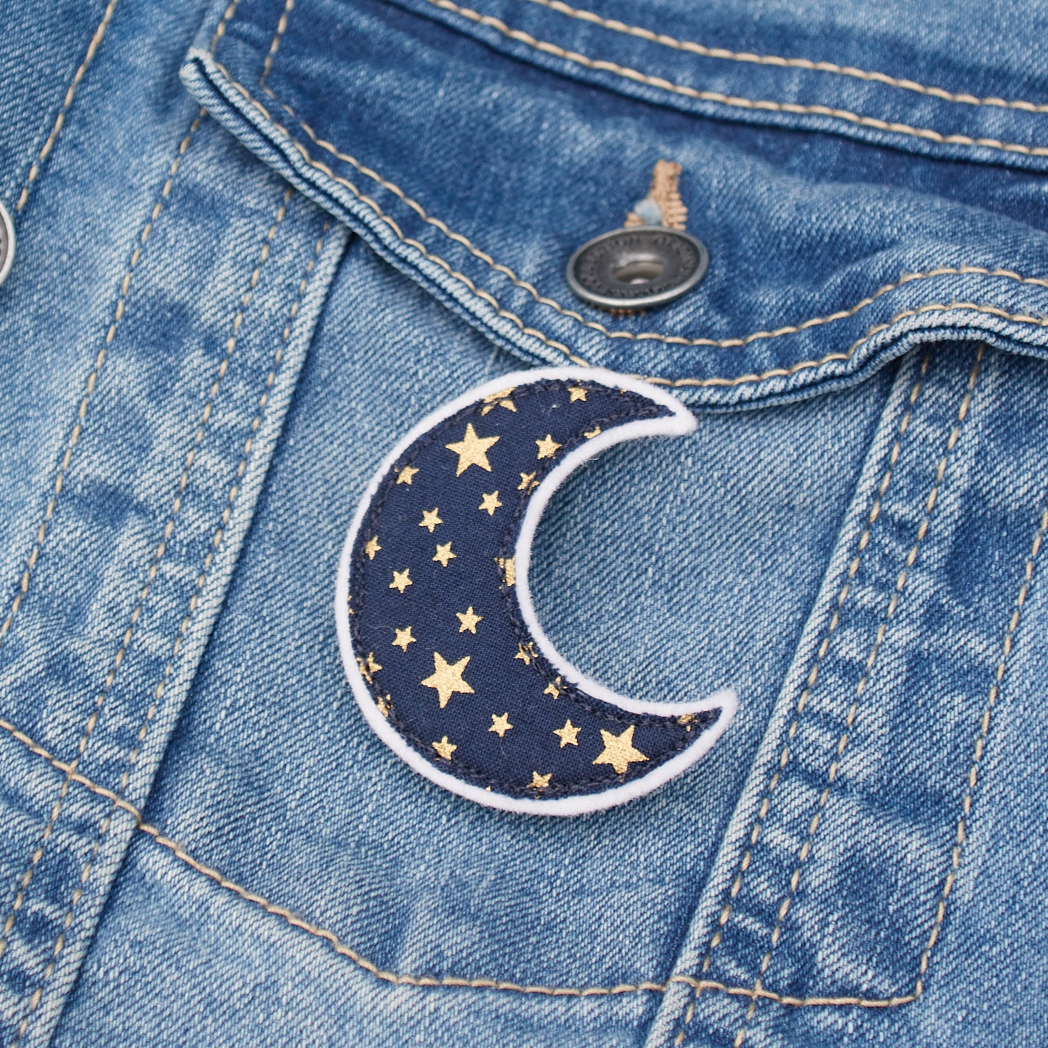 Lune – broche ou magnet