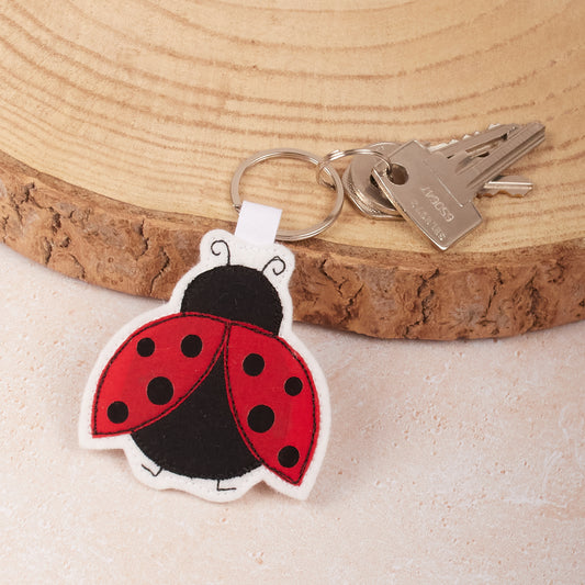 Porte-clé coccinelle