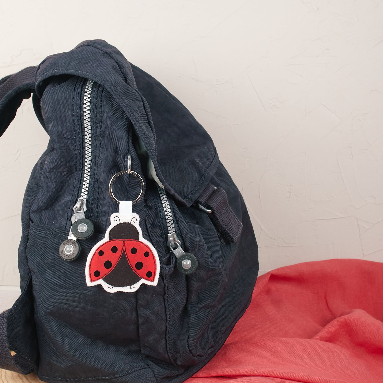 Porte-clé coccinelle