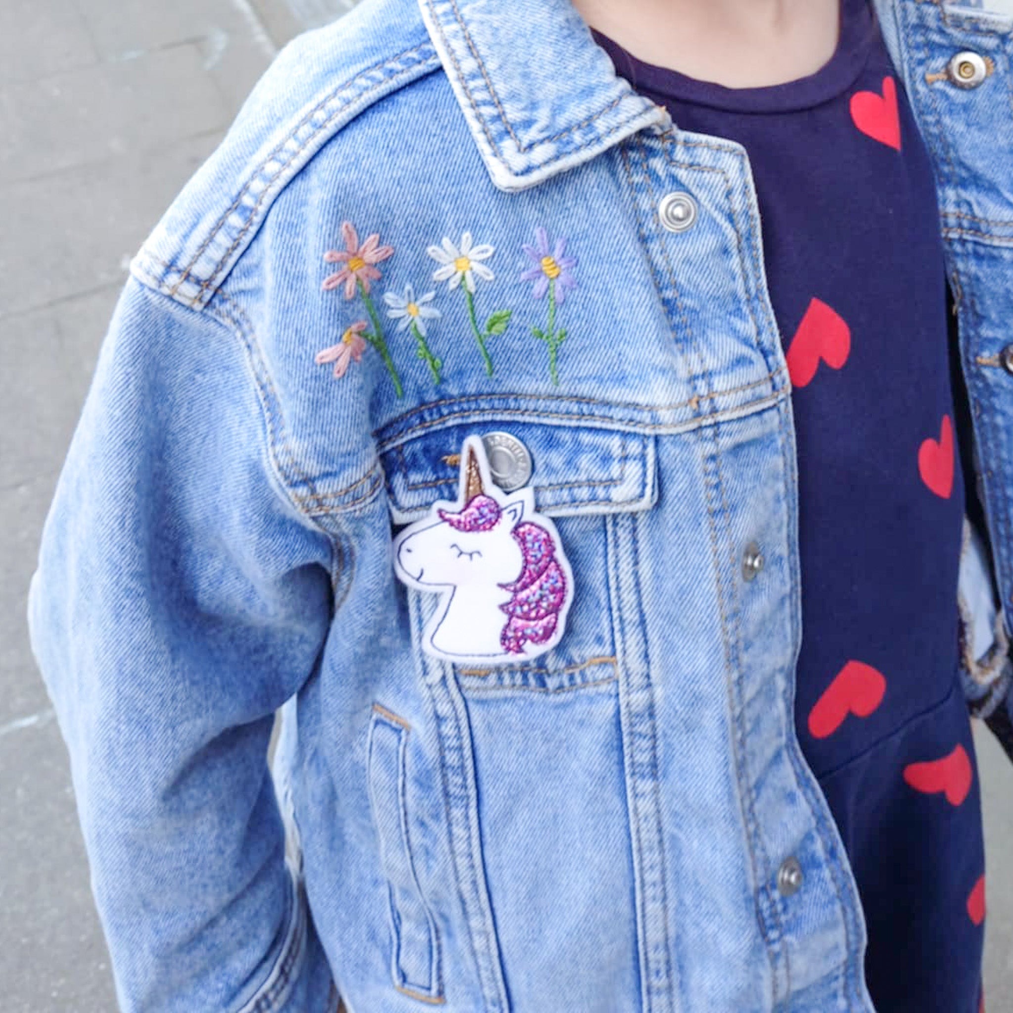 Licorne – broche ou magnet
